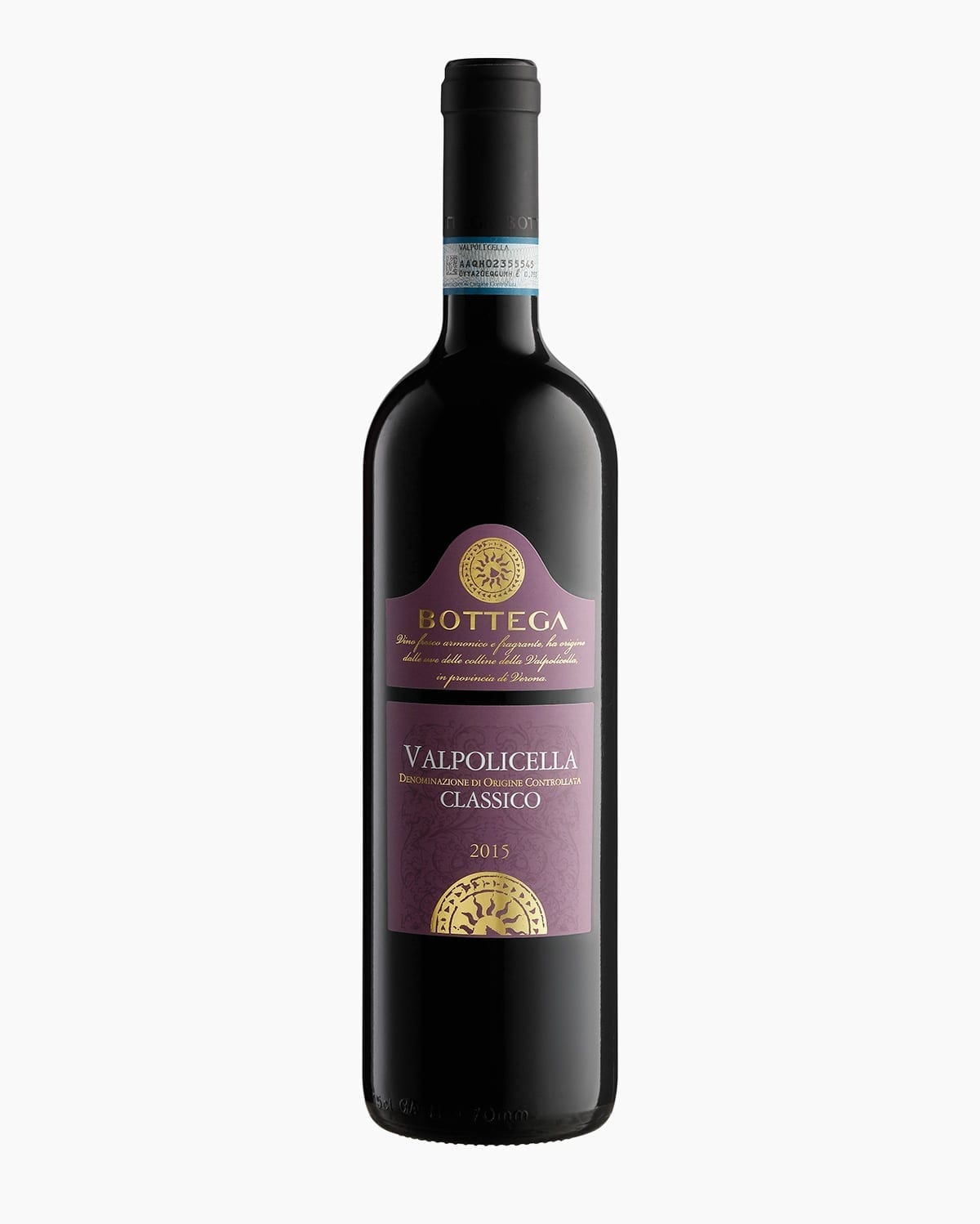 Valpollicella Classico DOC Red Italian Wines Bottega Spa