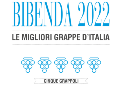 Bibenda 2022 Le migliori grappe d'Italia 5 Grappoli