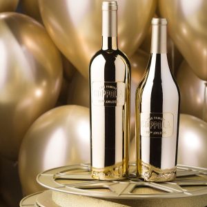 Coppola Winery gold bottles2